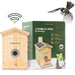 Camouflage EZ NestEye Bird House with WiFi, Solar Panels and AI Camera