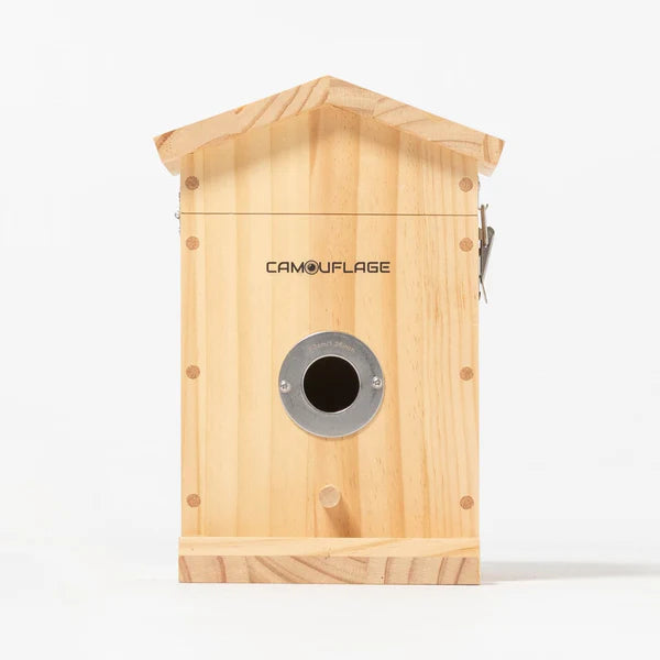 Camouflage EZ NestEye Bird House with WiFi, Solar Panels and AI Camera