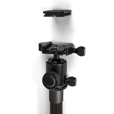 GPO Carbon Fibre Tripod with Ball Head and QR Adaptor Plate - 1520mm