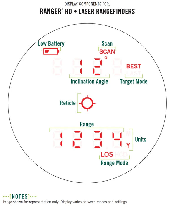 Vortex Ranger HD 3000 10x42 LRF Laser Rangefinding Binoculars