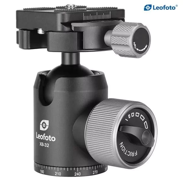 Leofoto XB Series Pro XB-32 Ballhead with BPL-50 Plate